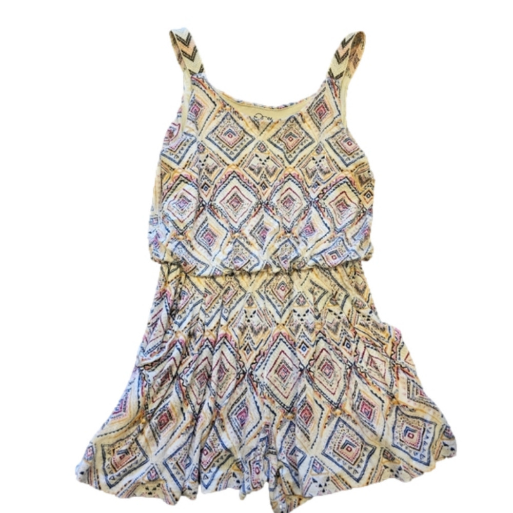 6/$20 Art Class Absract Print Sleeveless Romper Size M (Girl) - Picture 4 of 4